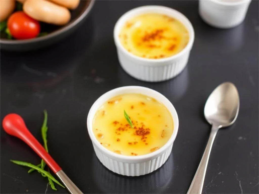 "Homemade Crab Brûlée with a Golden Caramelized Crust