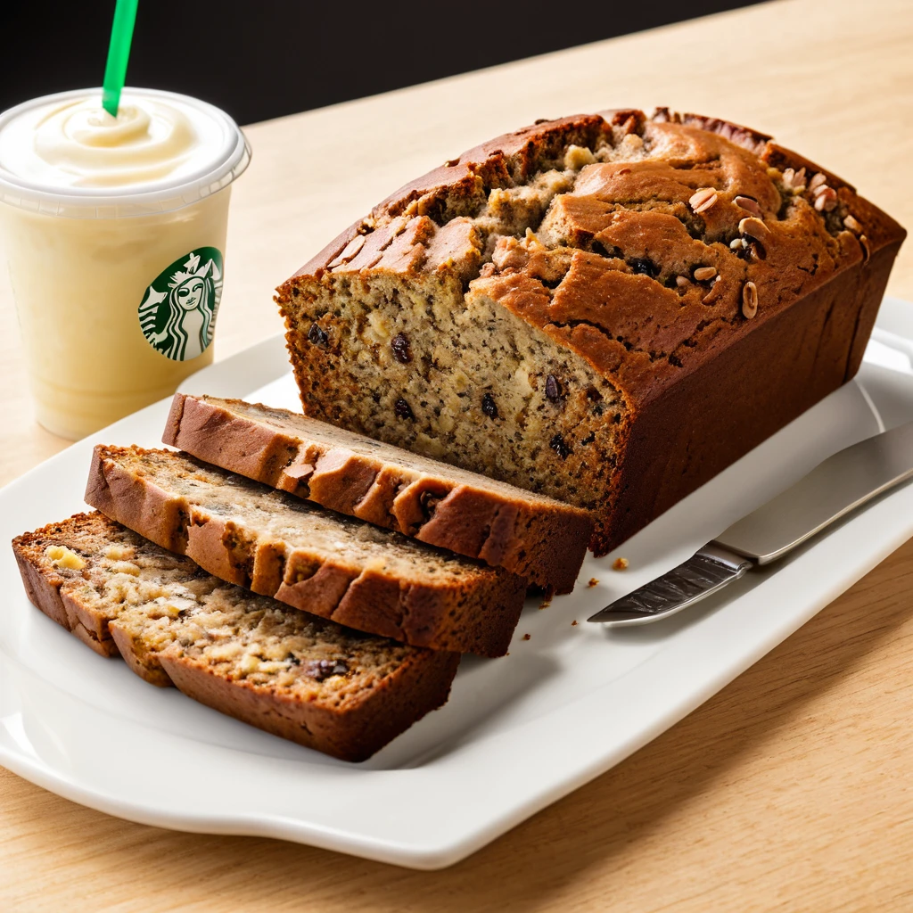 "Close-up of moist banana bread with walnuts and chocolate chips"