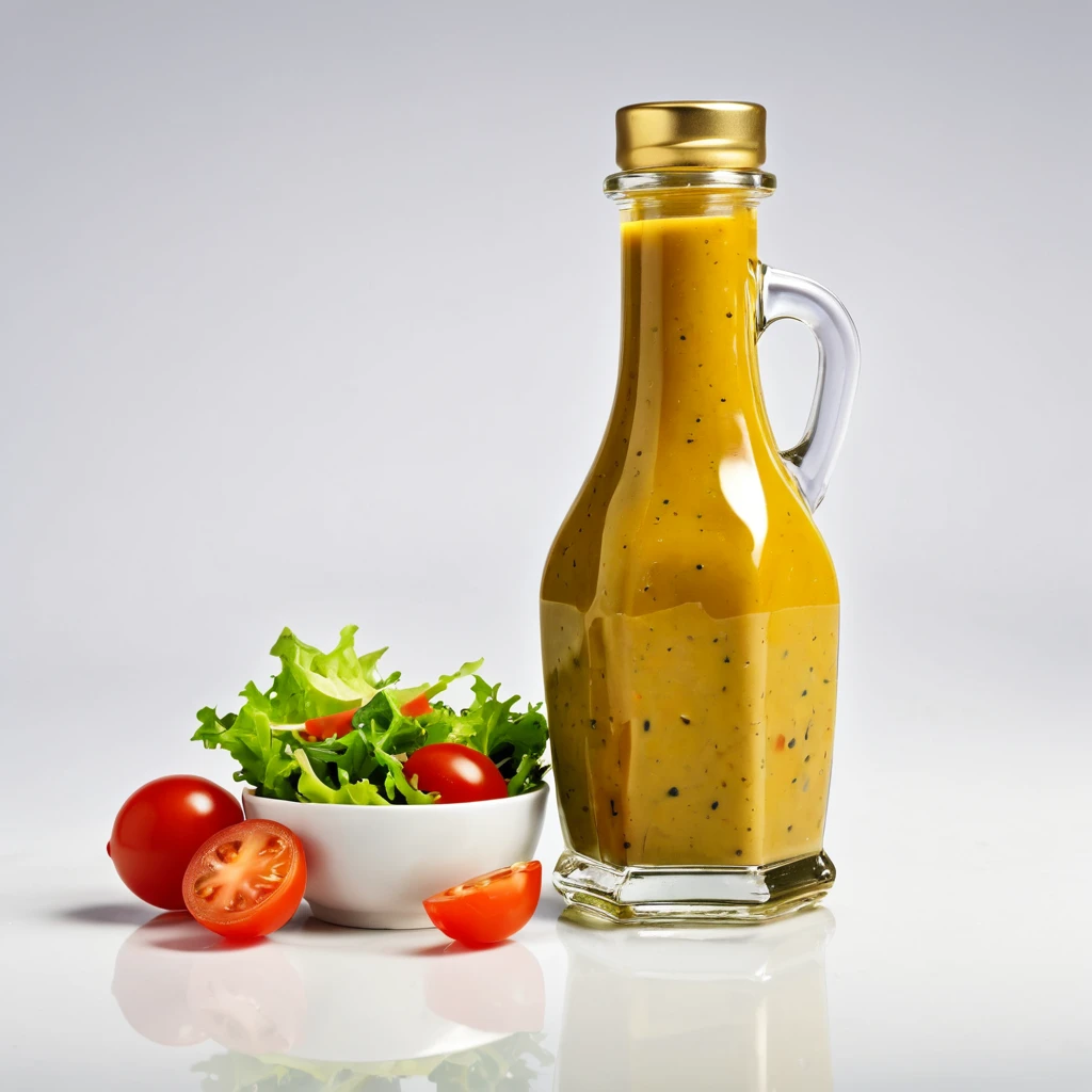 Storing homemade salad dressing in a jar